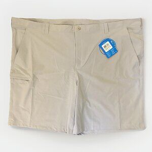 Columbia Men’s PFG Shorts Size 54 W Ivory Stone Omni-Shield 10 in Inseam NWT $50